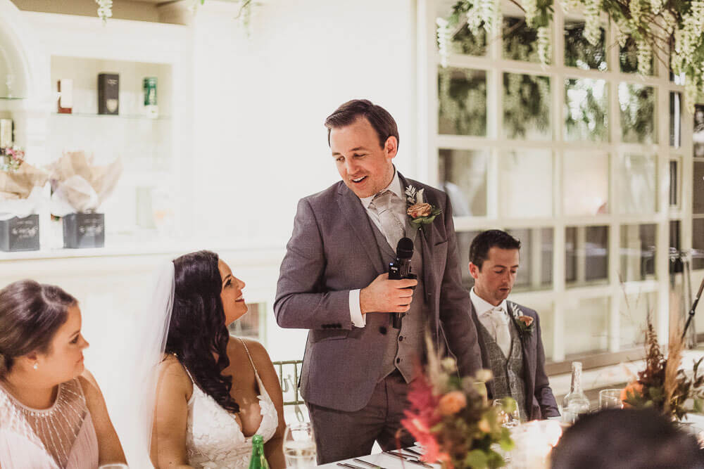 Groom's speech at Maryborough Hotel Cork